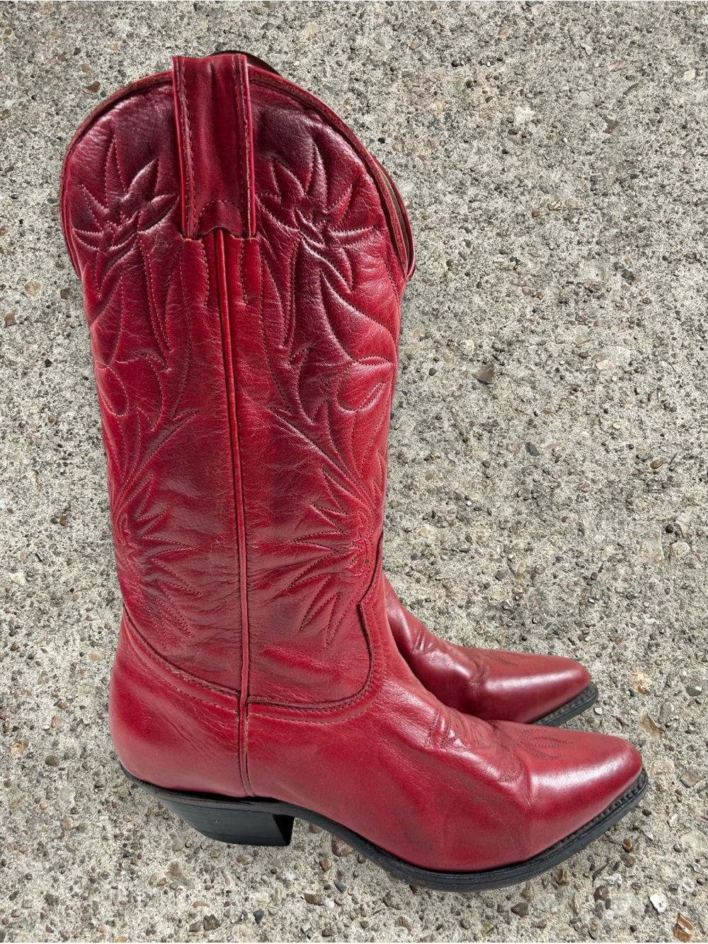 BOULET vintage 90s j toe western boots